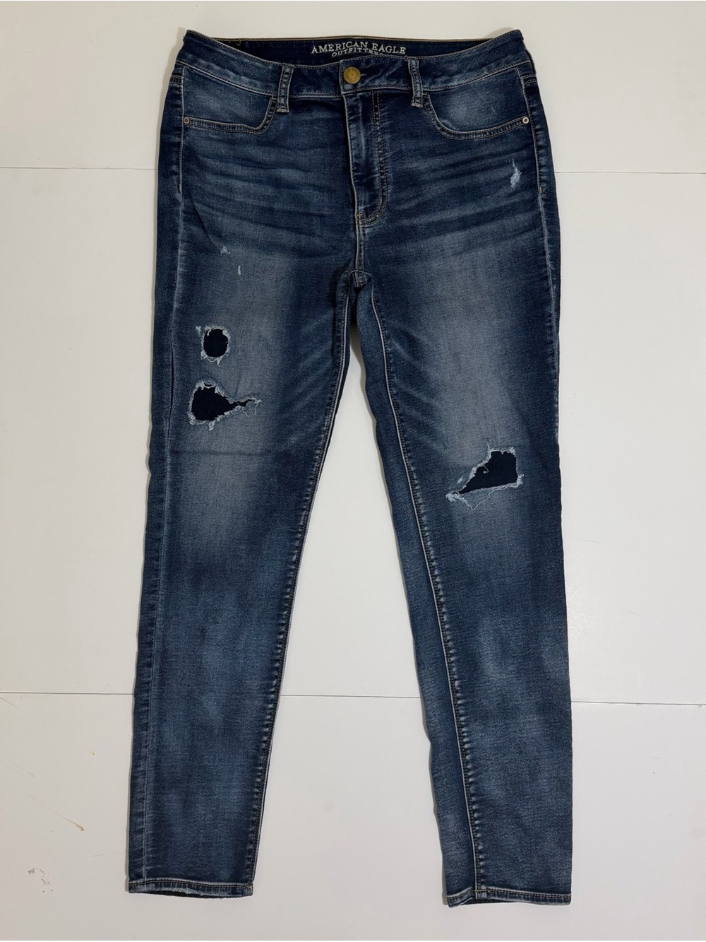 American Eagle High Rise Jegging Super Stretch Jeans Sz 12